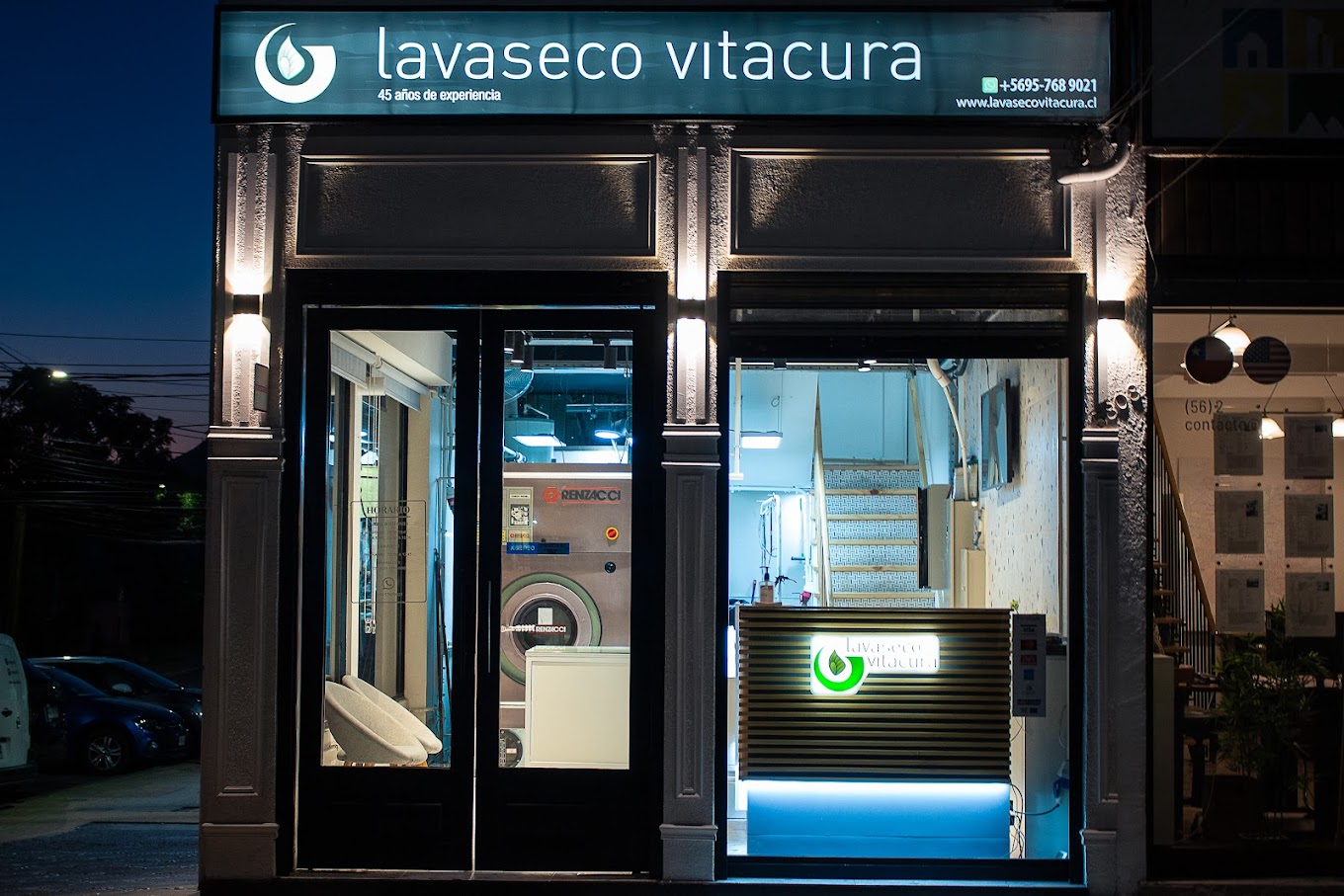 Instalaciones y maquinaria moderna de Lavaseco Vitacura